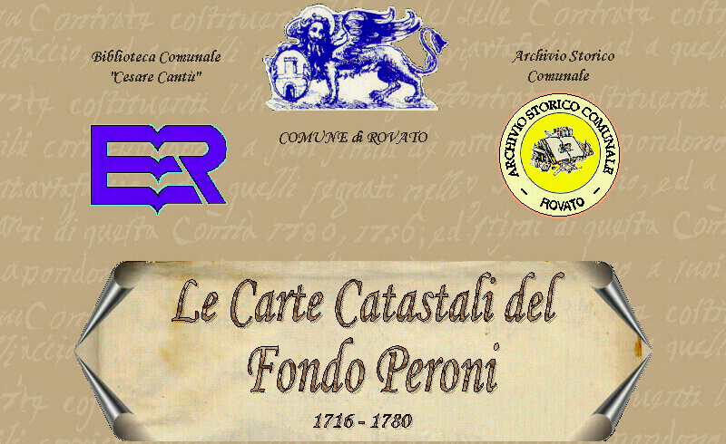 Stemmi e loghi del Comune di Rovato, della biblioteca Cesare Cantù, dell'Archivio storico comunale di Rovato